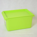 HYYX Wholesale durable reusable plastic stacked moving storage boxs with attached lids